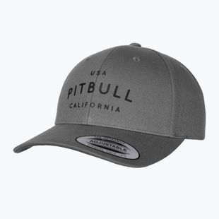 Pitbull Snapback ,,USA CAL" Classic Low Profile grafitová baseballová čiapka