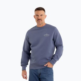 Pánska mikina Pitbull Sampson Crewneck Sweatshirt navy jeans