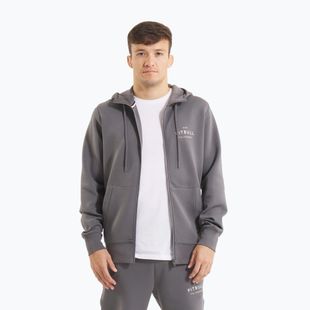 Pánska mikina Pitbull Sampson Hooded Zip Sweatshirt graphite