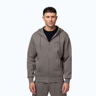Pánska mikina Pitbull Sampson Hooded Zip Sweatshirt taupe
