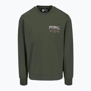 Pánska mikina Pitbull Troublemaker Crewneck Sweatshirt old green