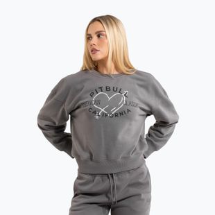 Dámska mikina Pitbull Manzanita Heart Crewneck Sweatshirt washed grey