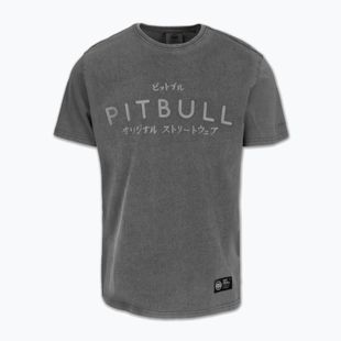 Pánske tričko Pitbull Mt. Fuji washed grey