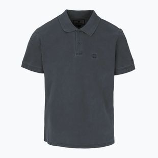 Pánske polo tričko Pitbull Washed Polo dark graphite