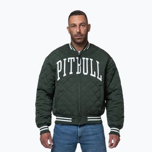 Pánska bunda Pitbull Jupiter Padded Baseball dark green