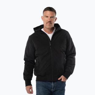 Pánska bunda Pitbull York Hooded black