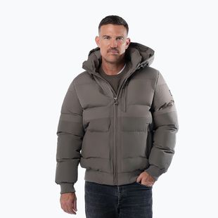 Pánska zimná bunda Pitbull Patton Quilted Hooded black
