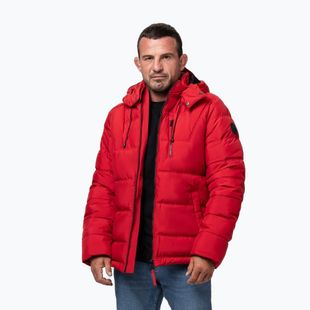 Pánska zimná bunda Pitbull Piedmont Quilted Hooded black