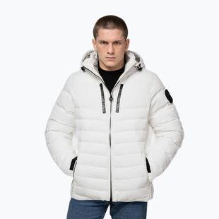 Pánska zimná bunda Pitbull Crestline Padded Hooded off white