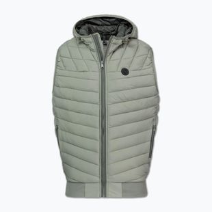 Pánska vesta Pitbull Naylor Padded Hooded dusty salvia