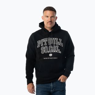 Pánska mikina Pitbull So Cal Hooded black