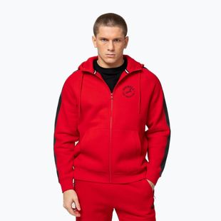 Pánska mikina Pitbull San Diego Ca Hooded Zip red