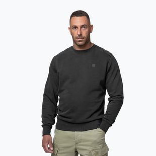 Pánska mikina Pitbull Hackett Crewneck washed dark graphite