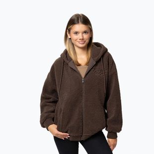 Dámska mikina Pitbull Daisy Hooded Zip dark chocolate