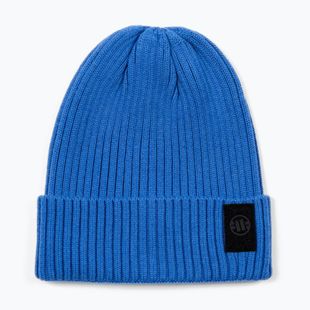 Zimná čiapka Pitbull Beanie Velcro Logo royal blue