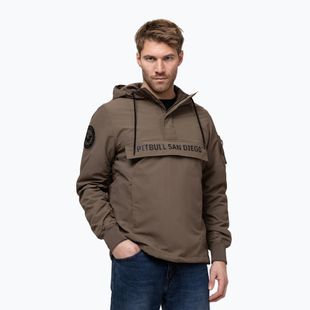 Pánska bunda Pitbull Meandro Kangaroo dark brown