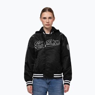 Dámska bunda Pitbull Angela San Diego Hooded Varsity black