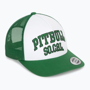 Czapka z daszkiem męska Pitbull SO.CAL. Retro Trucker green/white