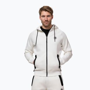 Pánska mikina Pitbull Dogwood Hooded Zip Sweatshirt off white