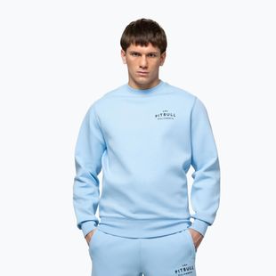 Pánska mikina Pitbull Sampson Crewneck Sweatshirt sky blue