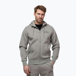 Pánska mikina Pitbull Sampson Hooded Zip Sweatshirt grey/harbour