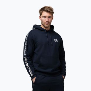 Pánska mikina Pitbull Tape Parker Hooded dark navy