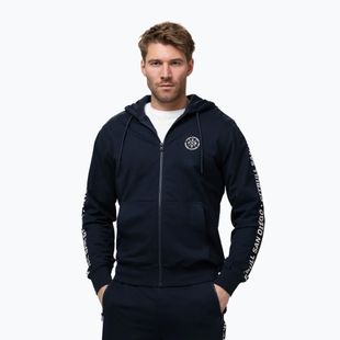 Pánska mikina Pitbull Tape Parker Hooded Zip dark navy