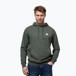 Pánska mikina Pitbull Nugget Small Logo Hooded sage green