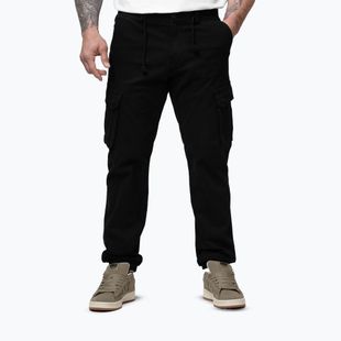 Pánske nohavice Pitbull Proctor Drawstring Jogger Cargo black