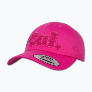 Pánska šiltovka Pitbull 3D Chenile EMB Cal Classic Low Profile pink