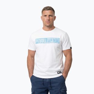 Pánske tričko Pitbull Eighty Nine Dog white/light blue