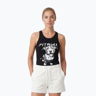 Dámske tričko Pitbull Puppy 2 Tank Top black
