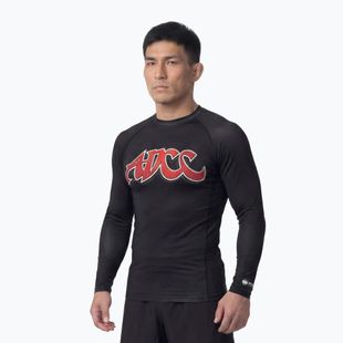 Pánsky rashguard s dlhým rukávom Pitbull ADCC Rashguard black