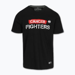 Pánske tričko Pitbull Cancer Fighters black
