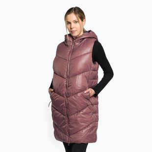 Dámska vesta 4F hnedá H4Z22-KUDP006