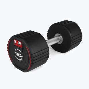 Gumovaná činka Body Sculpture TPU BW 133 18 kg black