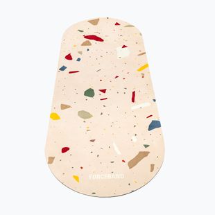 Podložka na jogu FORCEBAND Mineral microfiber + eco rubber 5 mm mineral