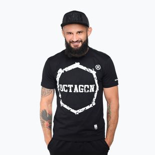 Pánske tričko Octagon Teeth black