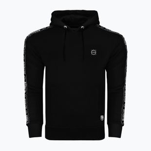 Pánska mikina s kapucňou Octagon Stripe black