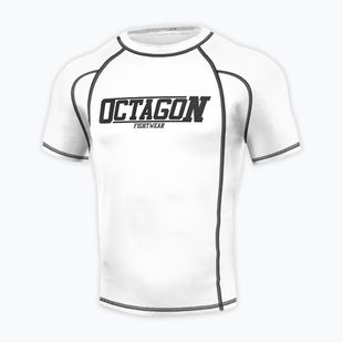 Pánsky rashguard Octagon Premium Fight Wear white