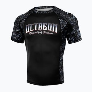 Pánsky rashguard Octagon Premium Rashguard Santa Muerte black/multicolour