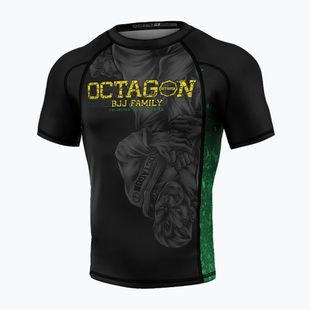 Pánsky rashguard Octagon Premium Jiu Jitsu Family black/multicolour