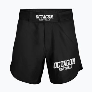 Pánske tréningové šortky Octagon Fight Wear MMA black/white