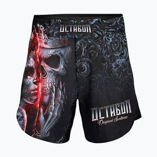 Pánske tréningové šortky Octagon Santa Muerte MMA black/multicolor