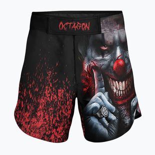 Pánske tréningové šortky Octagon Make Terror Have Fun MMA black/multicolor
