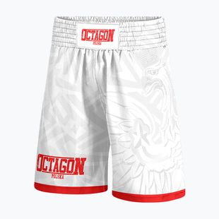 Pánske boxerské šortky Octagon Poľsko white/red/white