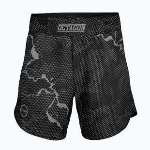 Pánske tréningové šortky Octagon Marble Camo MMA camo grey
