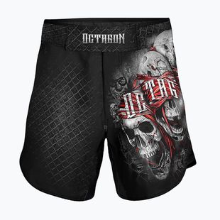 Pánske tréningové šortky Octagon The Rules MMA black/multicolor