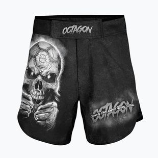 Pánske tréningové šortky Octagon Oldskull Fans MMA black/multicolor