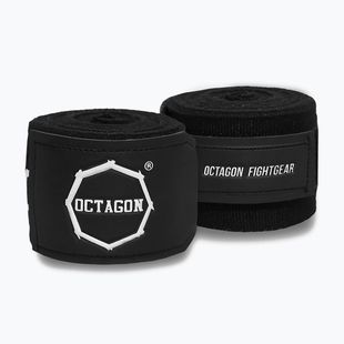 Boxerské bandáže Octagon Fightgear Supreme Printed 500 cm black/white